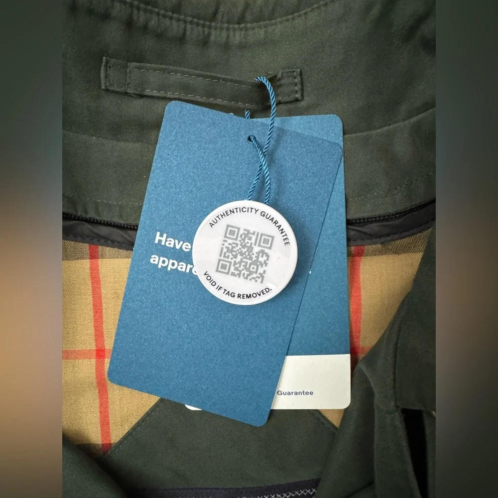 Vintage Burberry Trench Coat size 4 - Picture 6 of 8